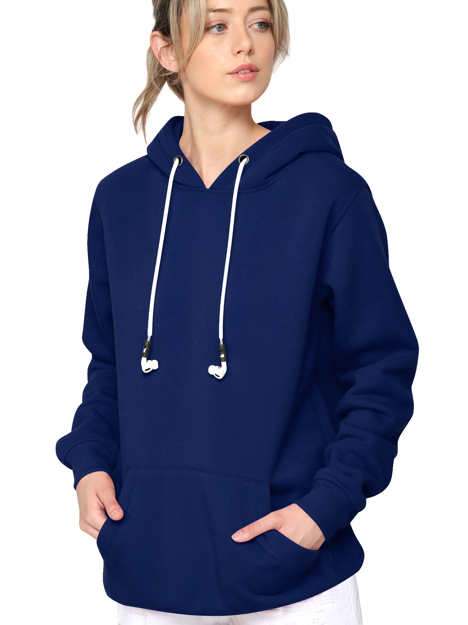 Dark blue womens hot sale hoodie