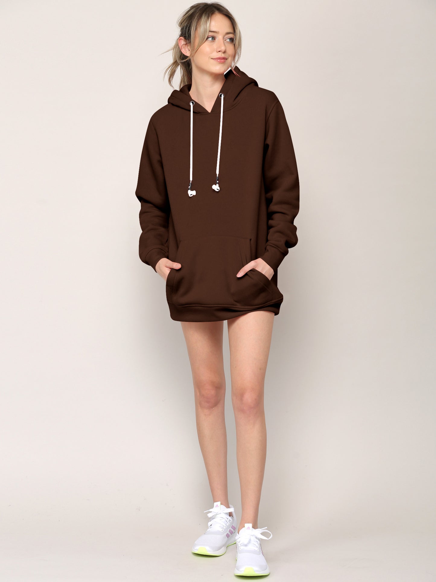 Airpods Hoodie Hoody - COFFEE