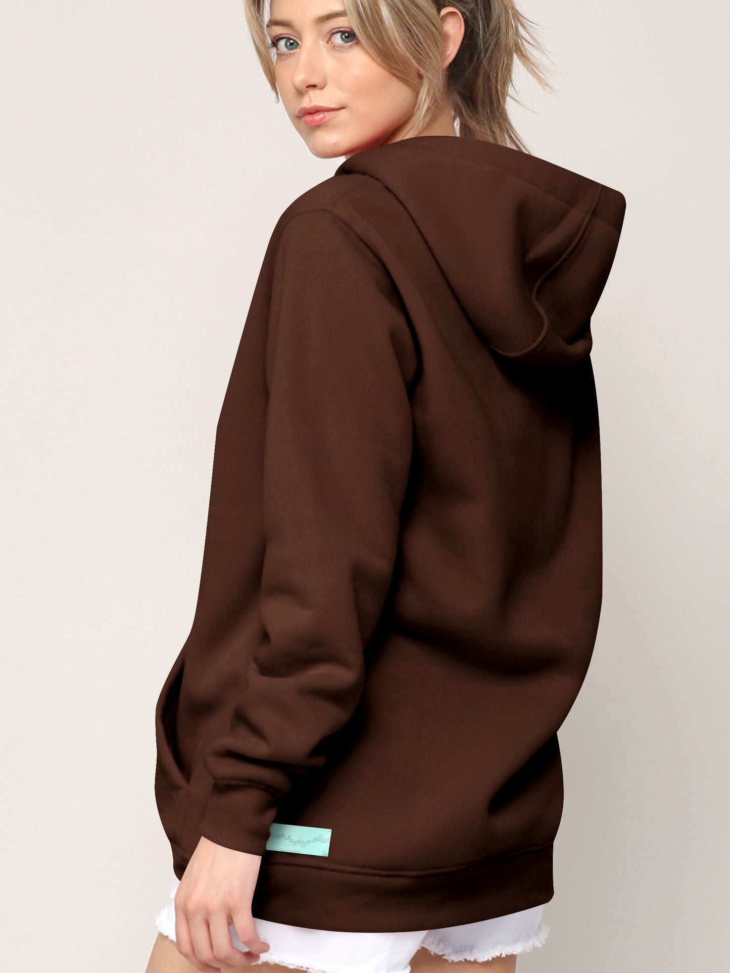 Airpods Hoodie Hoody - COFFEE