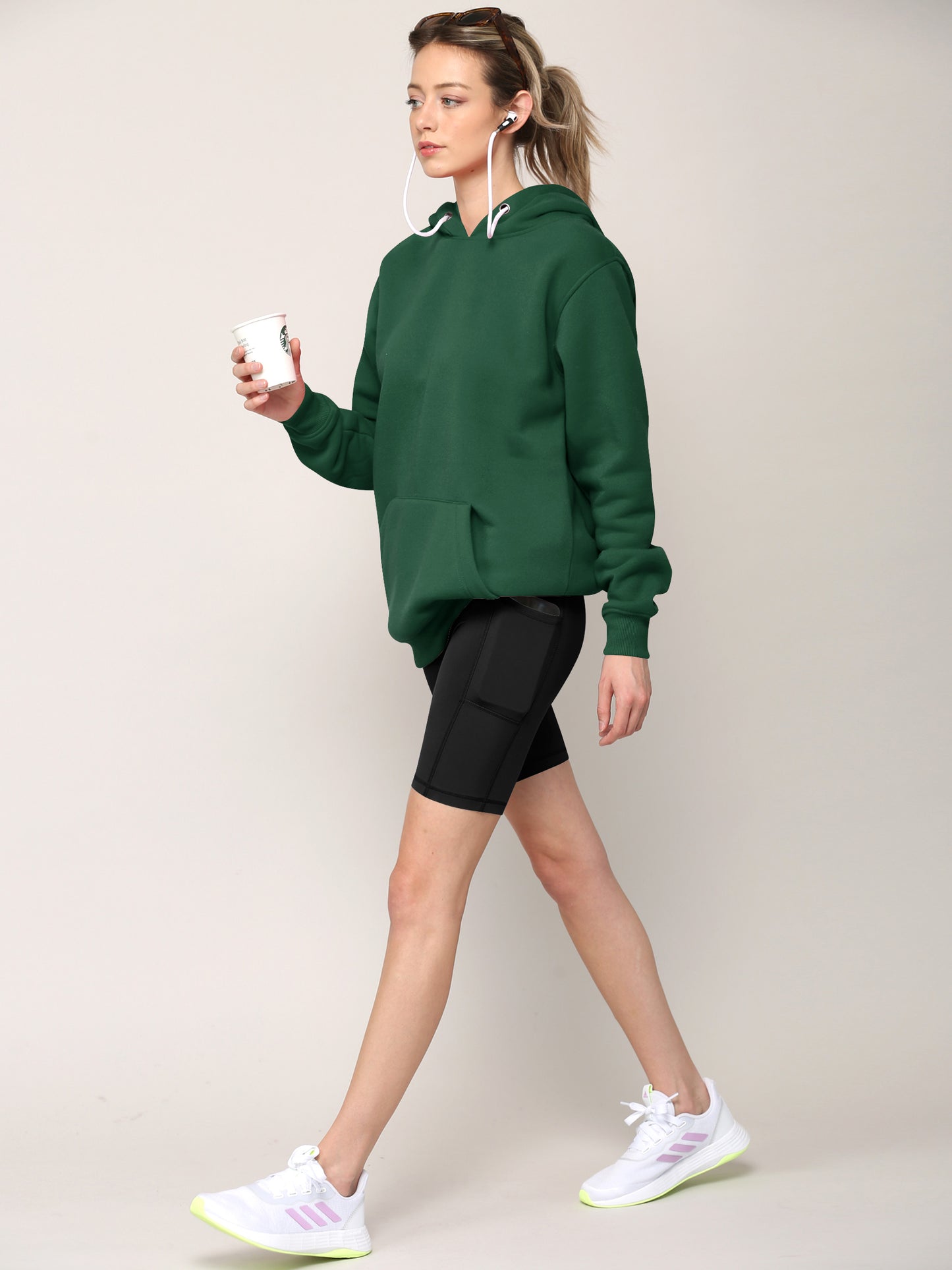 Airpods Hoodie Hoody - HUNTER GREEN