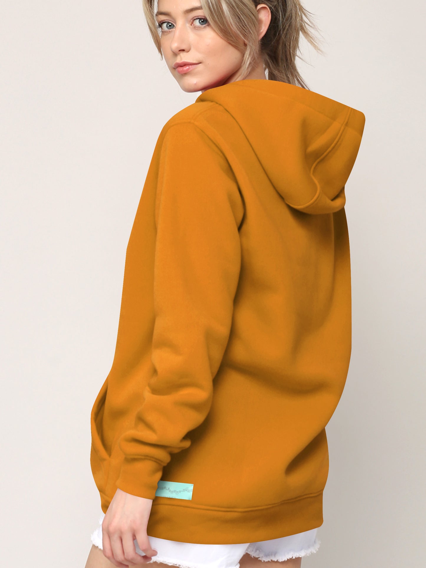 Airpods Hoodie Hoody - MUSTARD