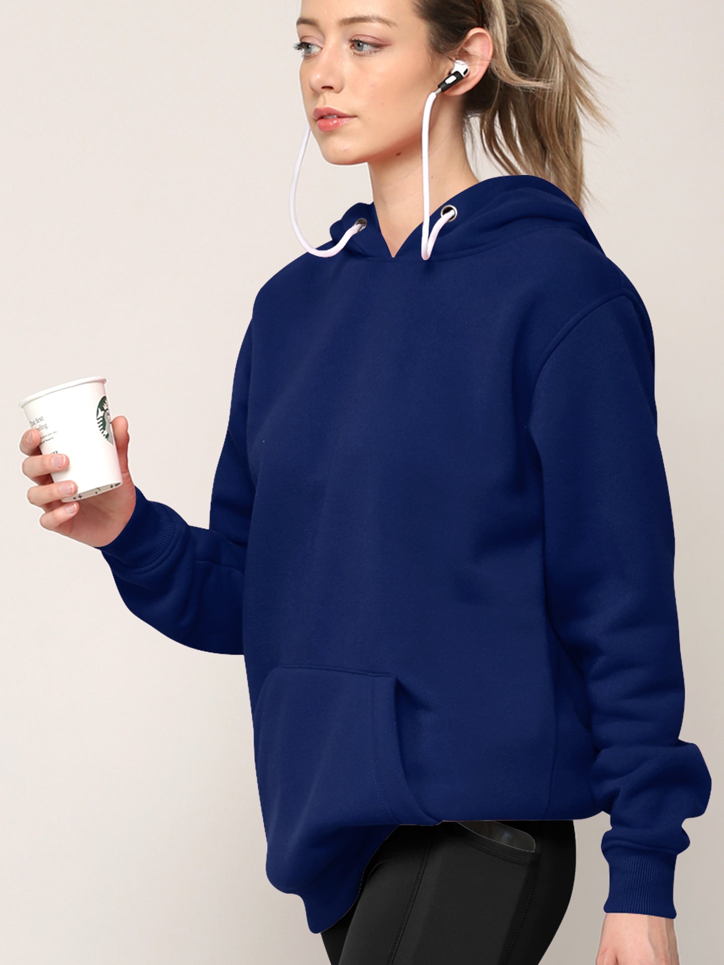 Airpods Hoodie Hoody - NAVY