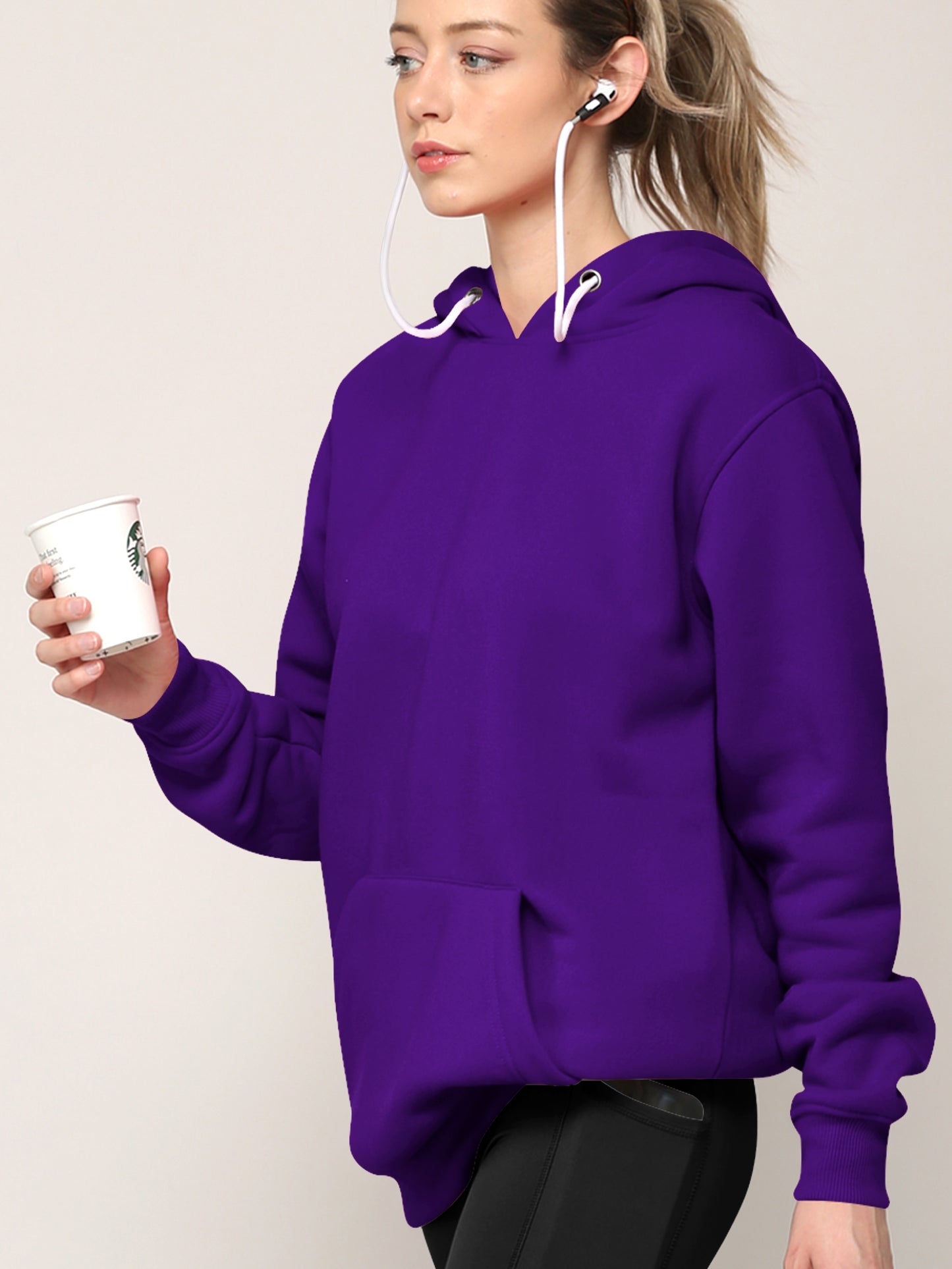 Airpods Hoodie Hoody - PURPLE