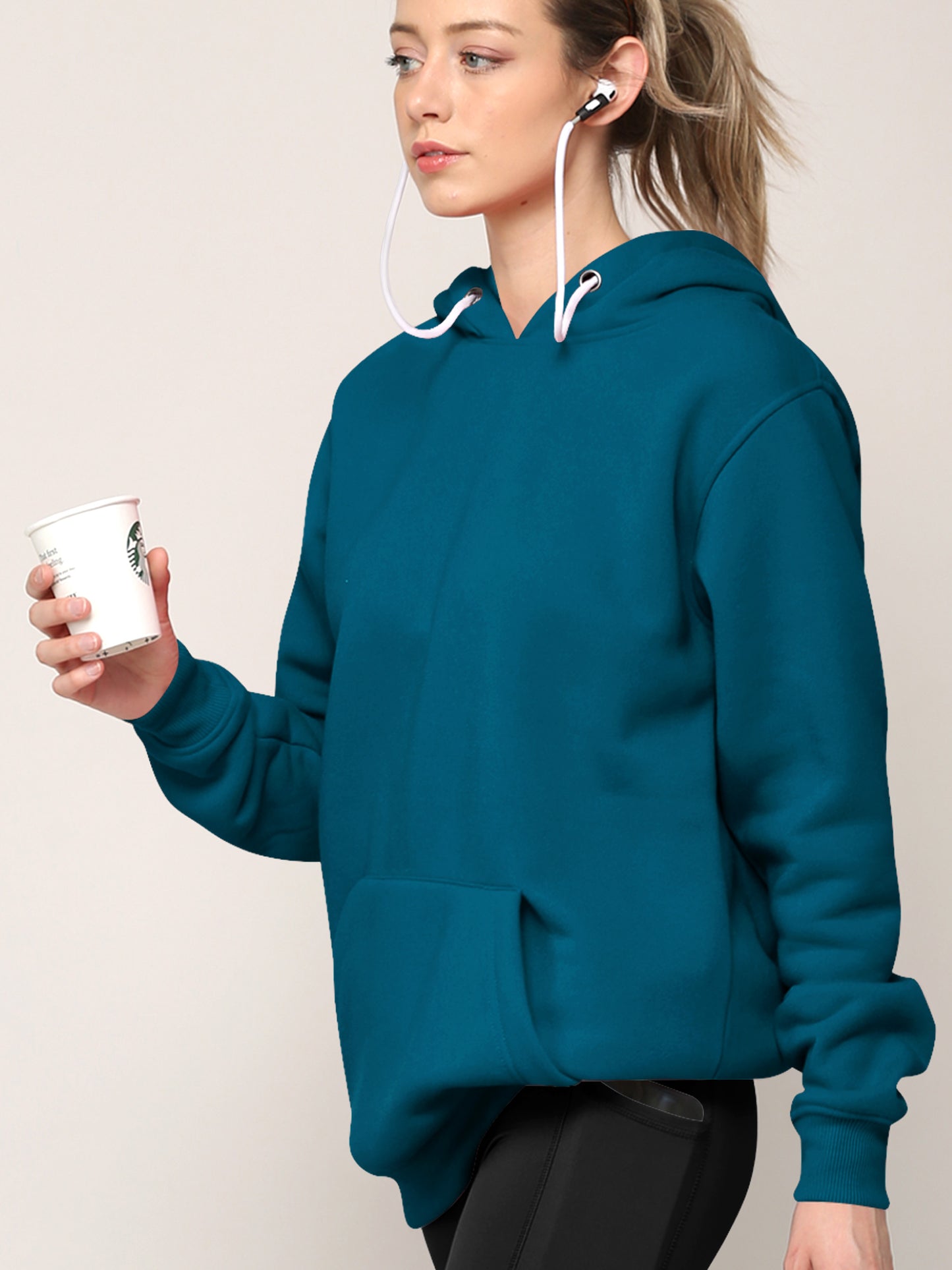 Airpods Hoodie Hoody - TEAL