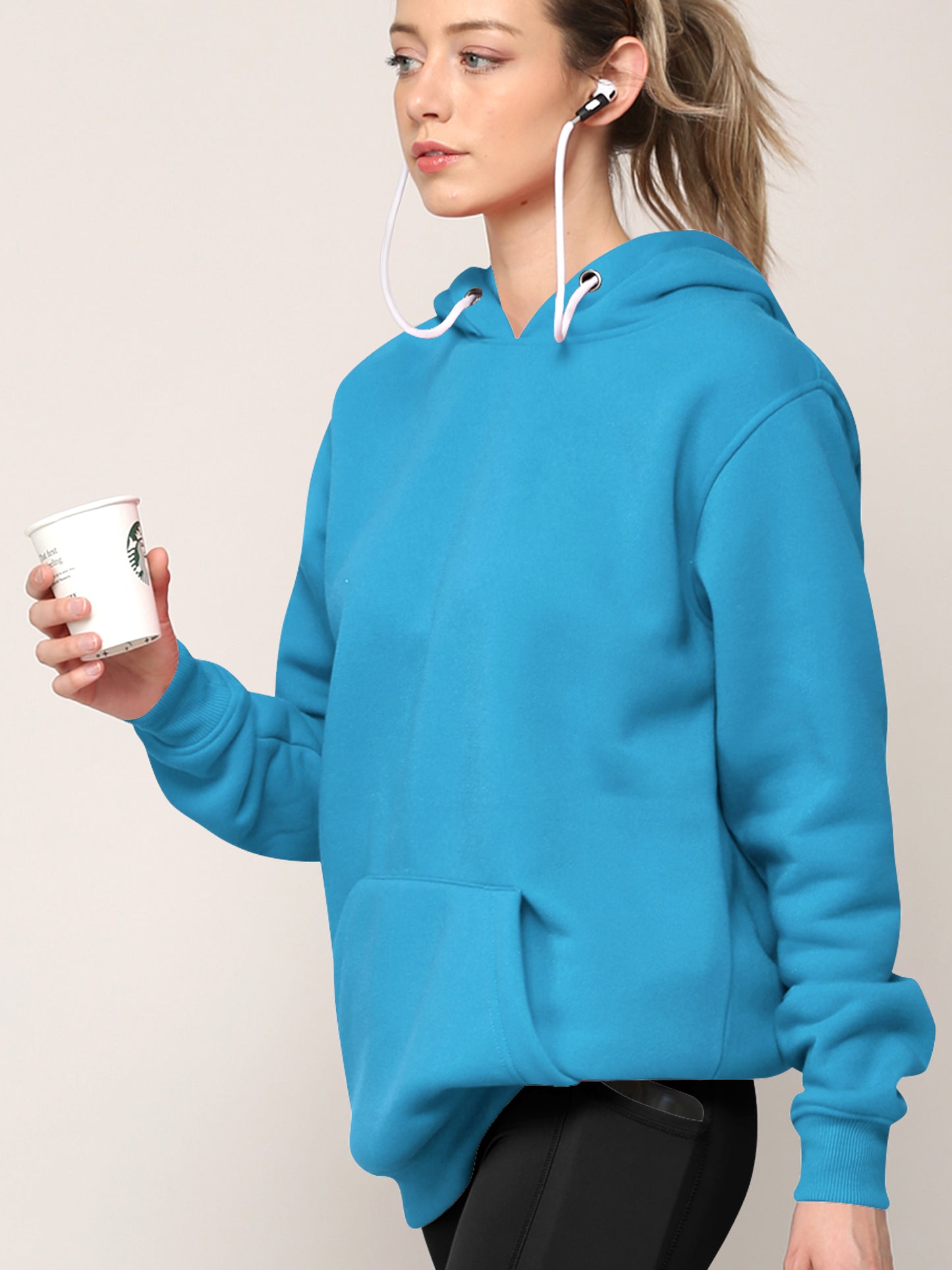 Airpods Hoodie Hoody - TURQUOISE