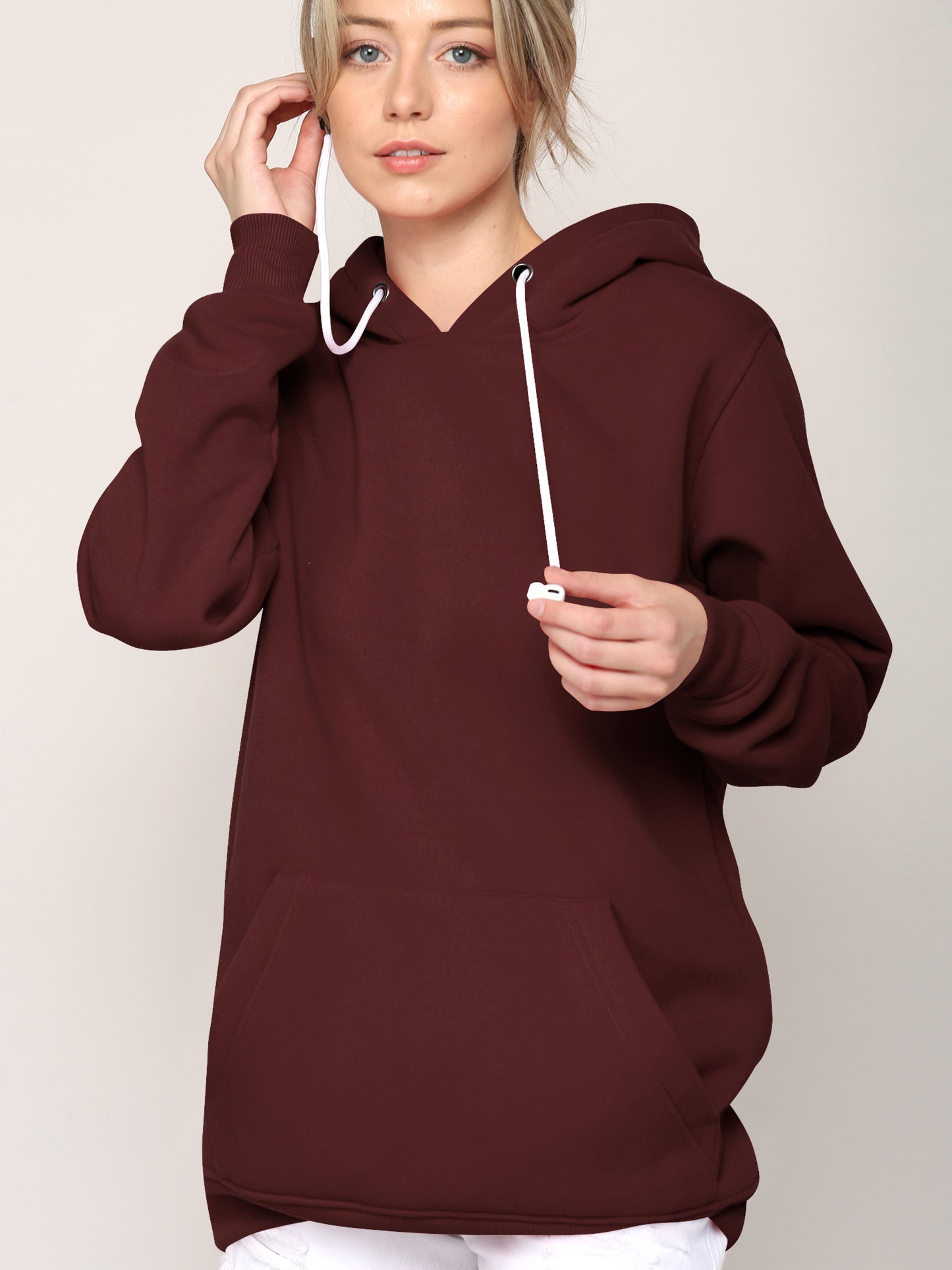 Airpods Hoodie Hoody - WINE